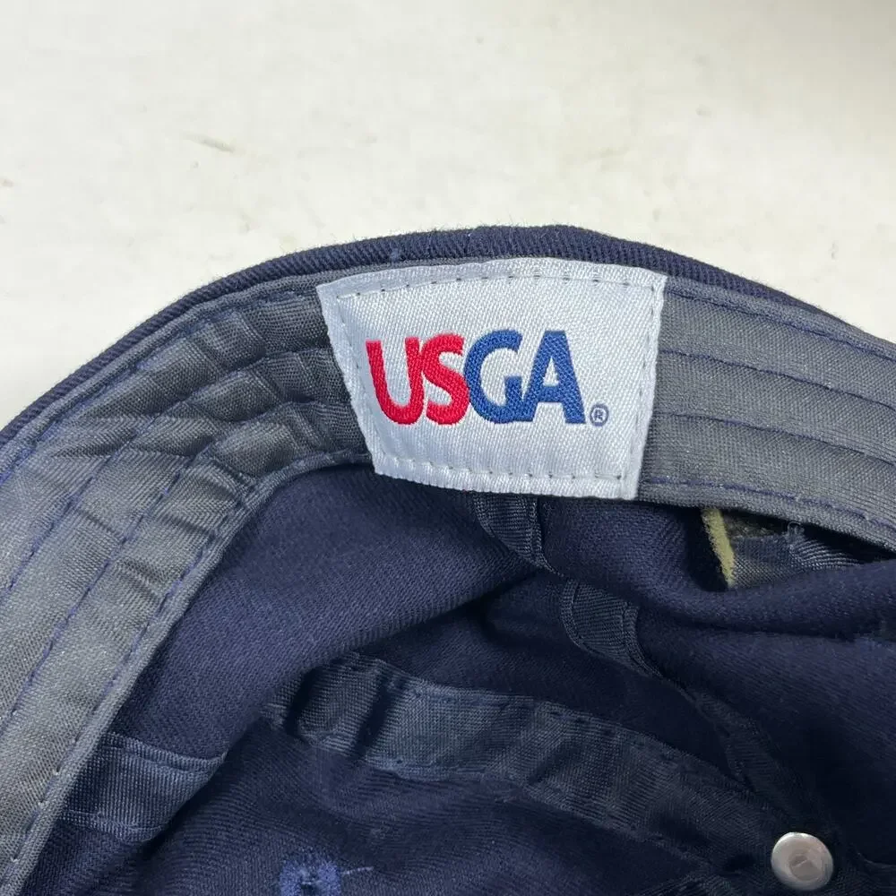 US OPEN Hat Adult OS 2020 WINGED FOOT USGA MEMBER Golf Adjustable Strap Cap Blue